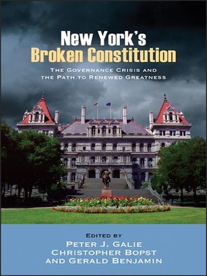 cover image of New York's Broken Constitution
